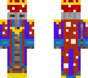 blue king of the mushrooms