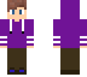 boy with purple hoodie