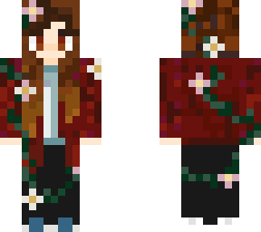 flower girl with brown hair