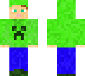 girl in a creeper hoodie