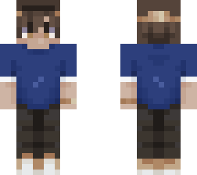golden (jewelry w/ blue shirt)