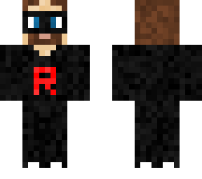 minecraft joshua team rocket grunt costume skin (fixed)