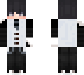 Pedro Black and White Skin Java | Minecraft Skin