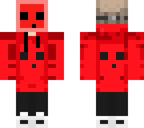 red 4cvit casual with hoodie design