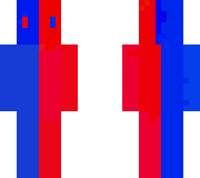 red and blue