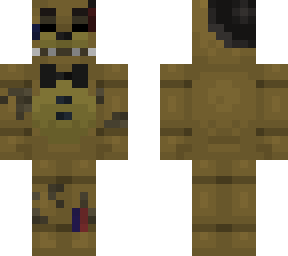 withered golden freddy (eyeless) - five nights at freddy's 2