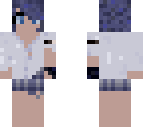 blue haired oc :3
