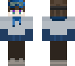 boy with blue hoodie