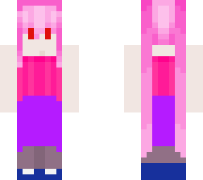 pink-hared girl (twintails version)