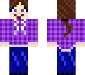 purple flannel girl 1.0