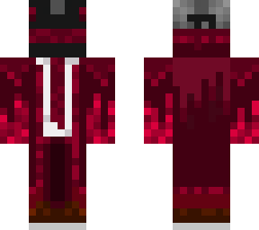 redflame with blind fold | Minecraft Skin