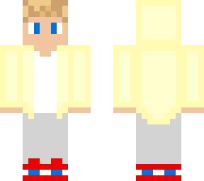 banana pullover blonde boy skin