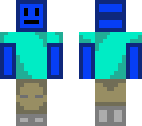 blue cargo worker