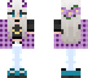 flower purple girl