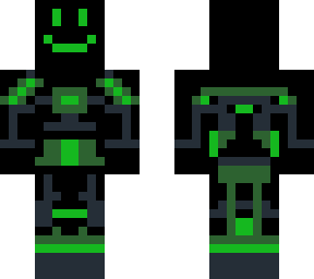 green robot
