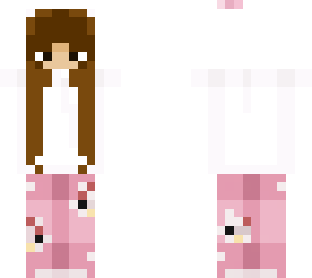 hello kitty girl with borwn hair