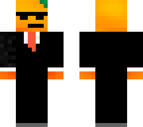 mango in a suit