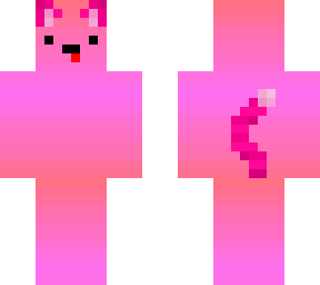 pink little cat worm