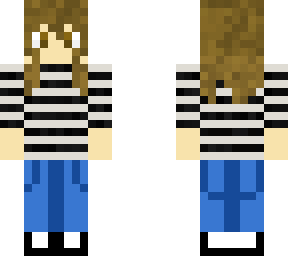 a casual girl skin