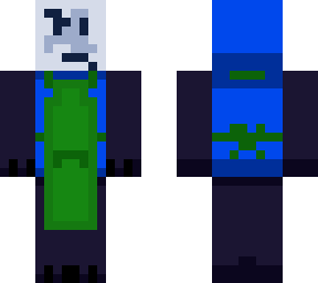 fanny with a green apron