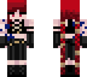 jinx if she had red hair a little different of a style