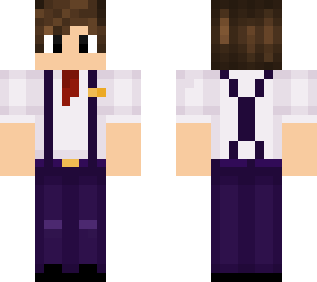 purple suit no top