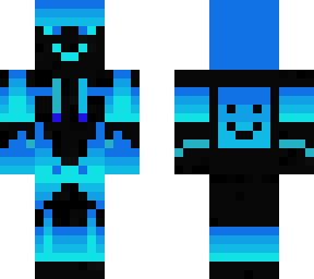the blue flam black man