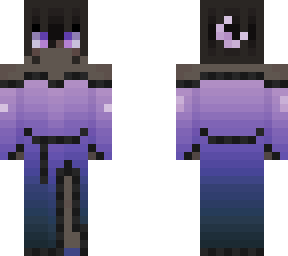 purple-blue elf girl