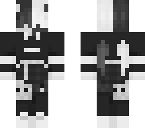 black and white