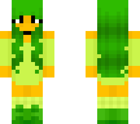 female - lime outfit