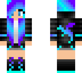 gamer girl blue