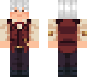 white haired bartender me