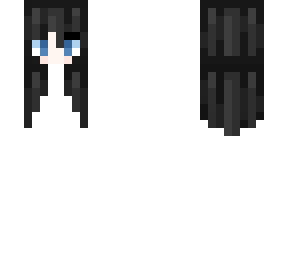 black hair blue eyes base hair