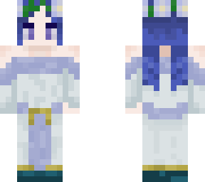 blue girl