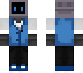 blue robot skin (oc)