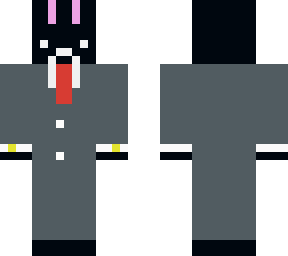 bunny in grey suit