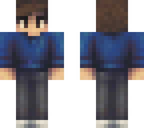 casual modern blue guy