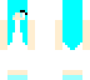 cyan snow girl