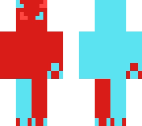 neon red&blue