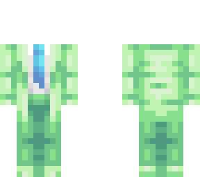 pastel suit and tie 1.0 green and blue