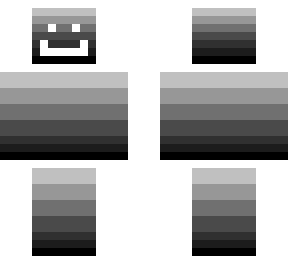 white to black gradient smile