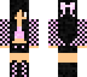 black-pink girl skin
