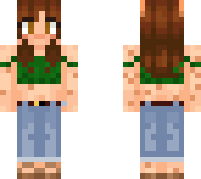 green fox girl