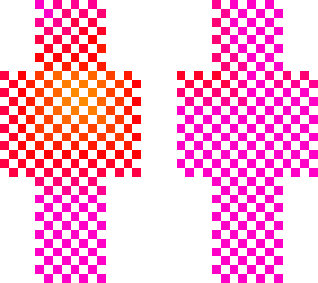 orange heart to hot pink hue gradient - r1ba1asan