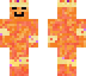orange man with crown