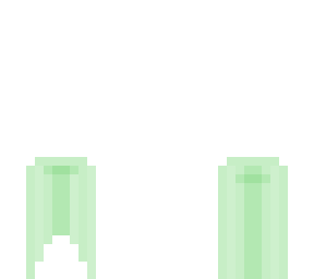 plain green skirt