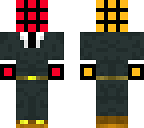rubix cube man in a suit