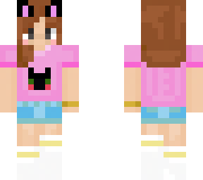 cat girl with bracelet skin