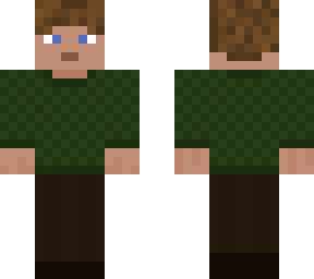 green sweater