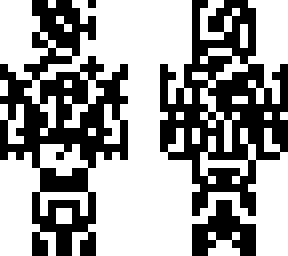 black with removable white layer